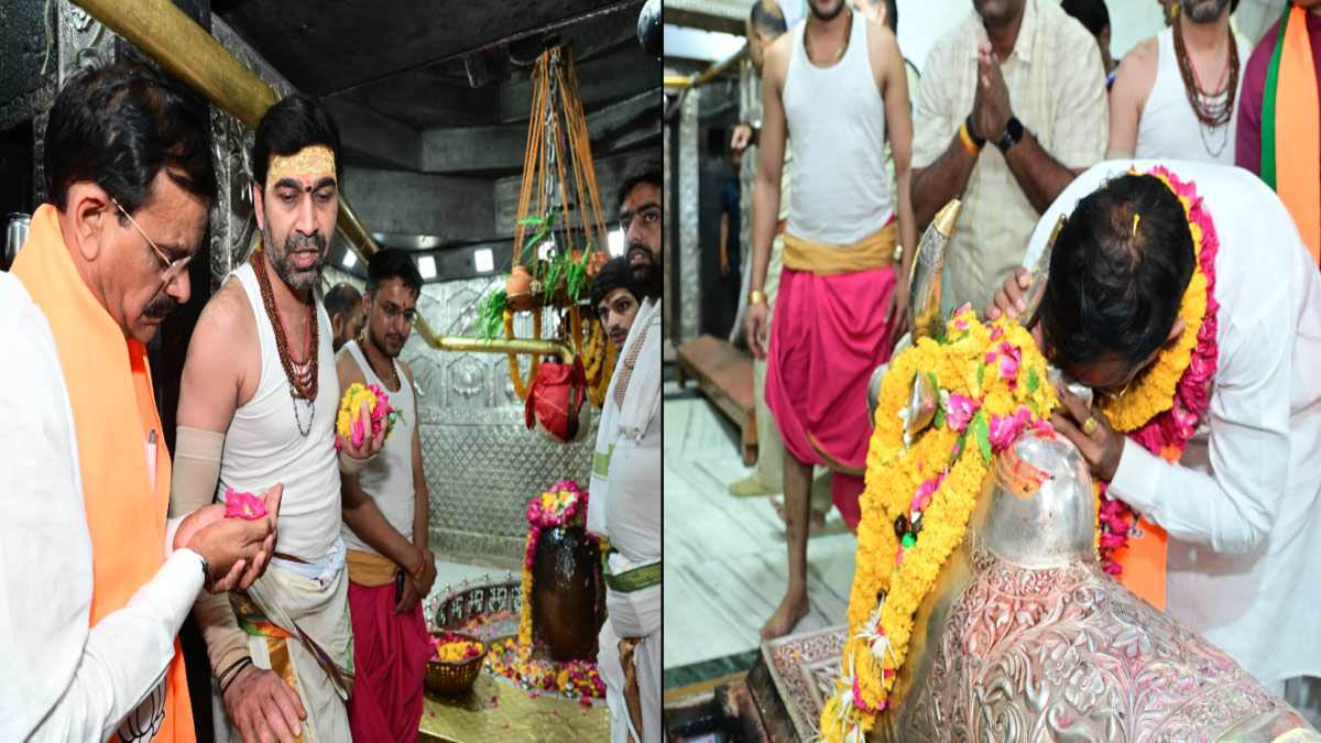वीडी शर्मा पहुंचे महाकाल के दरबार, बोले- भगवान के आशीर्वाद से मोदी तीसरी बार पीएम बनने जा रहे
