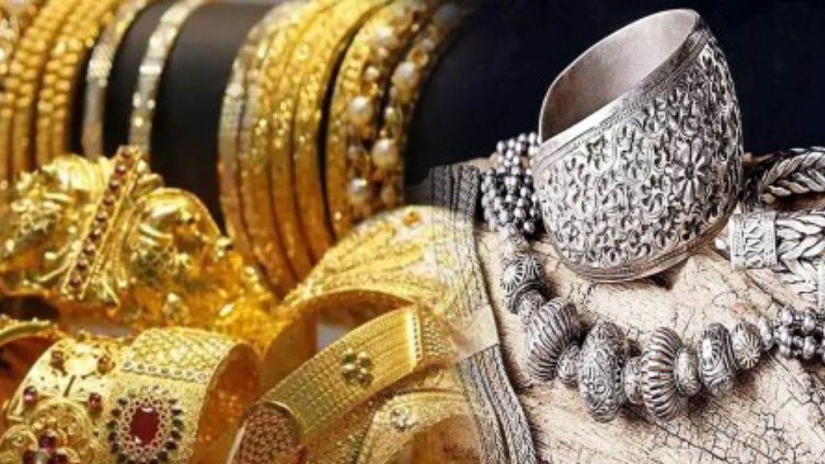 इंदौर सराफा बाजार में सोने और चांदी की कीमतों में जोरदार गिरावट